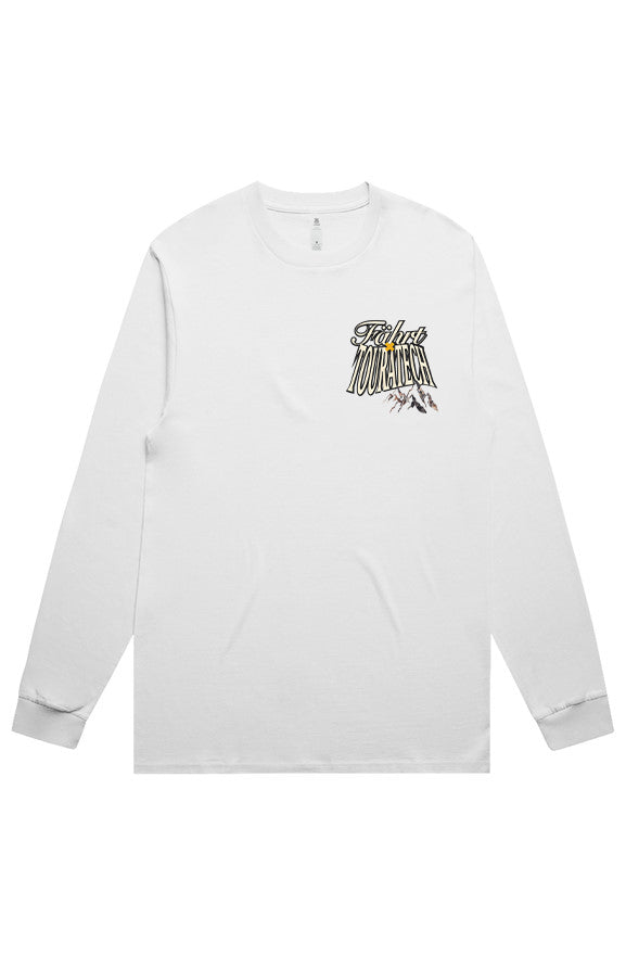 Rally On!! - LS Tee // White