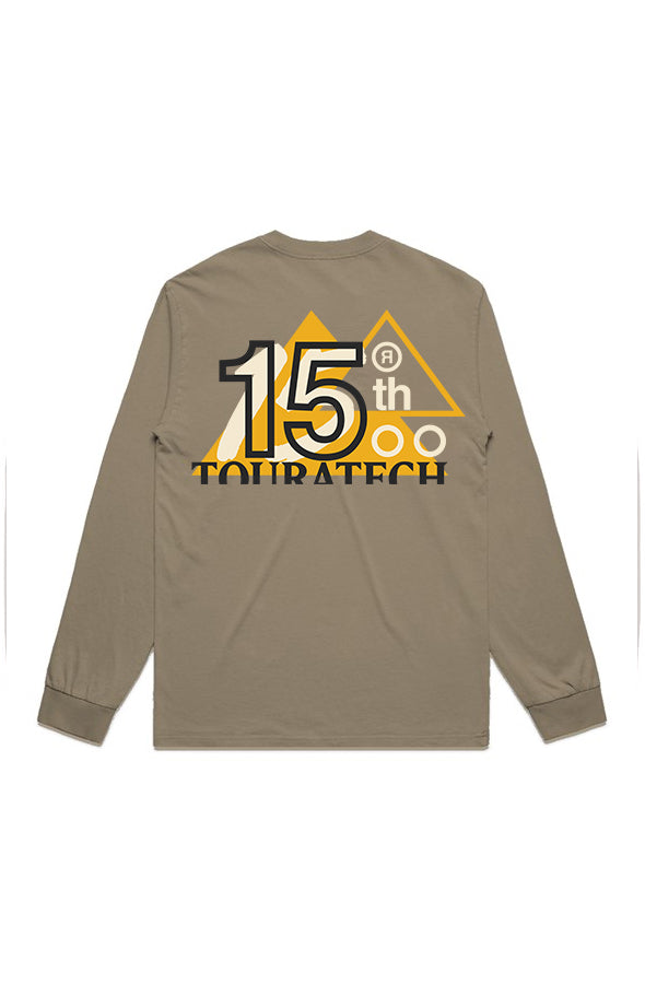 15 years of Tour - Heavy LS Tee // Faded Khaki