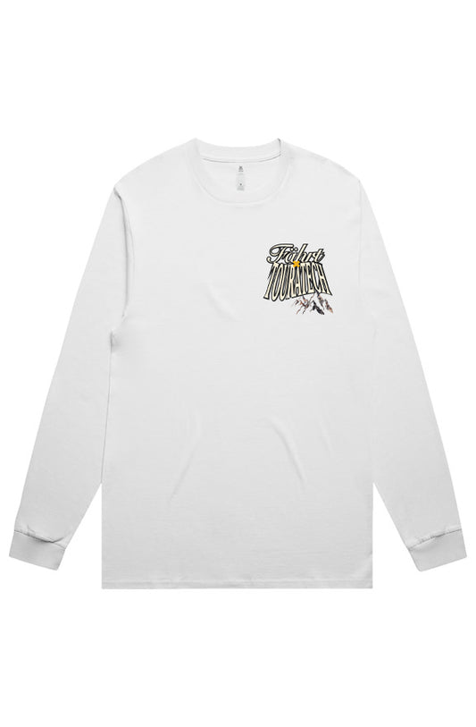 Rally On!! - LS Tee // White