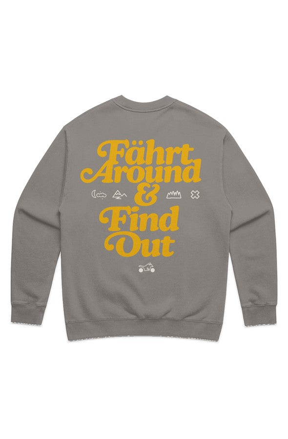 MENS RELAX FADED CREW