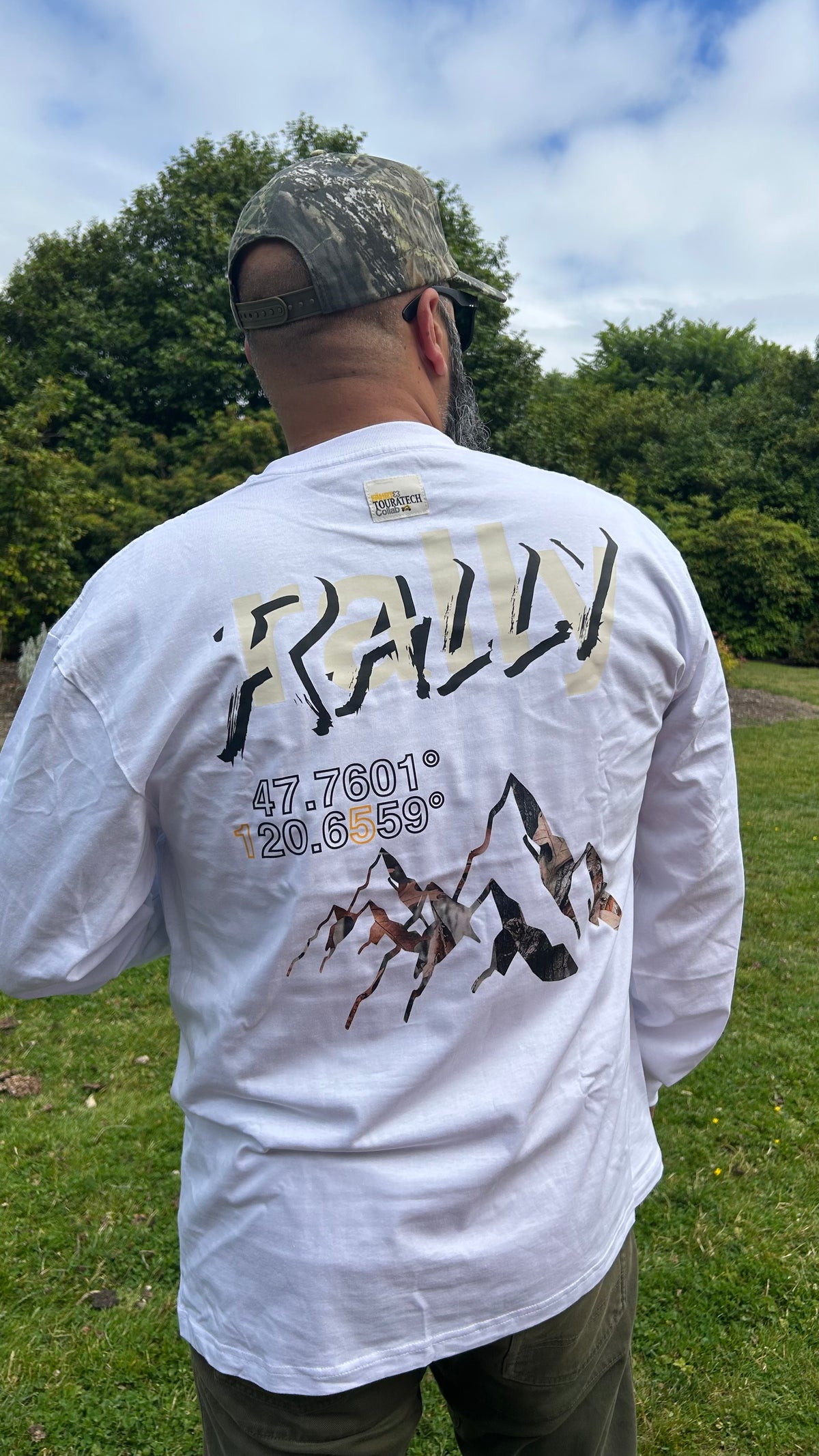 Rally On!! - LS Tee // White